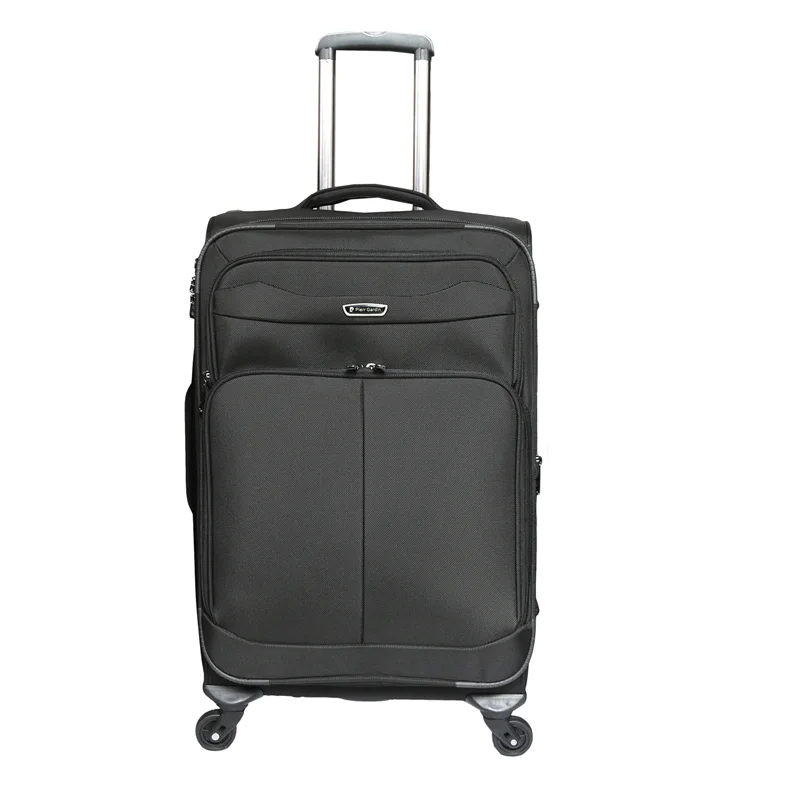 چمدان پیرکاردین مدل P9090 سایز متوسط رنگ مشکی به همراه کاور پیر کاردین